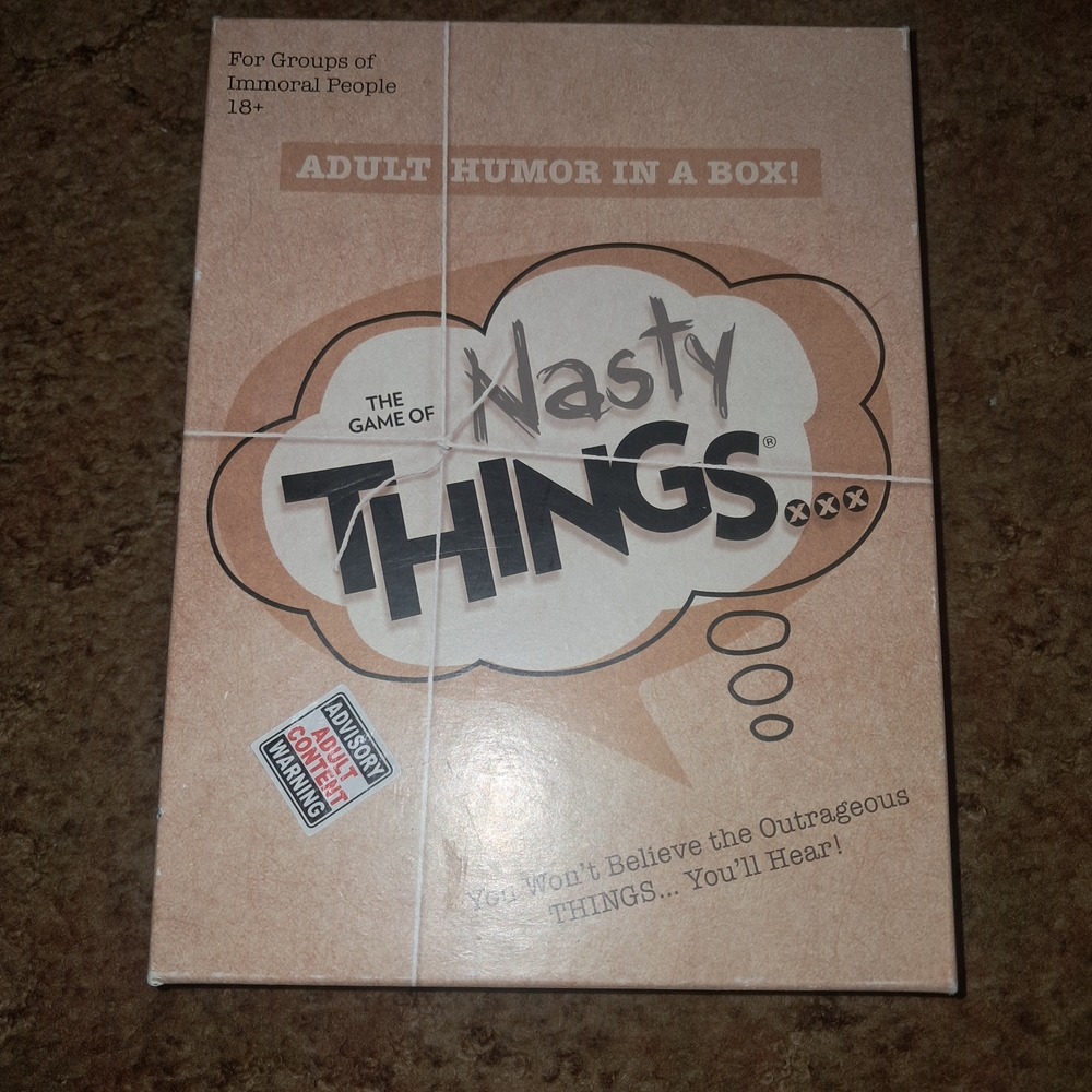 Nasty Things Card Game - Brown